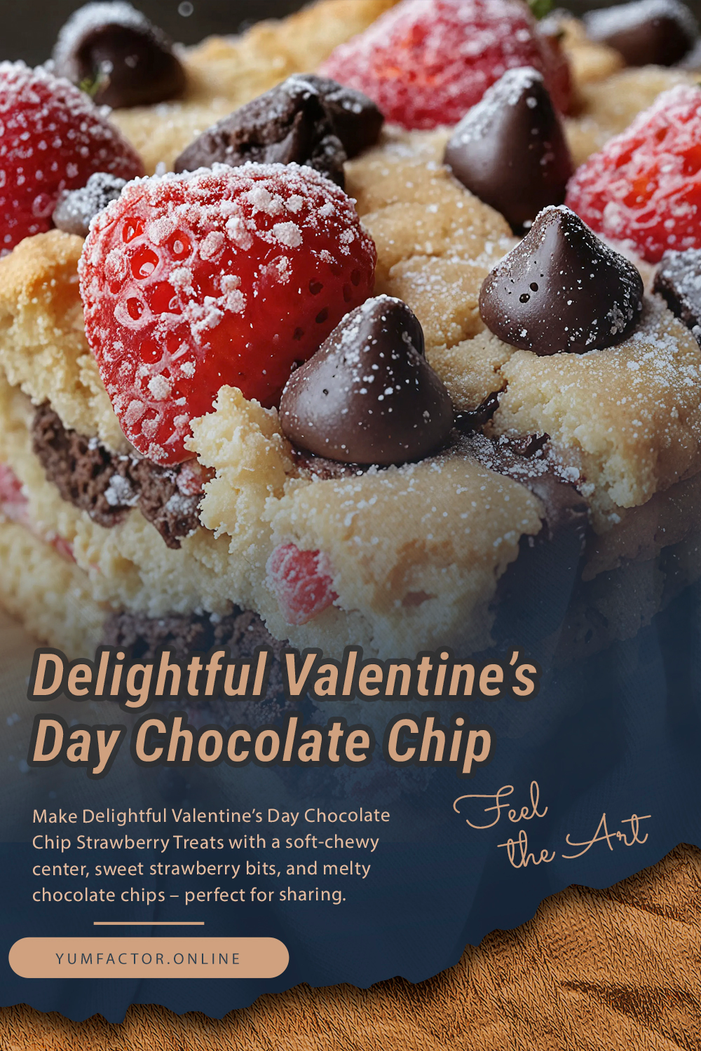 Delightful Valentine's Day Chocolate Chip Strawberry Treats