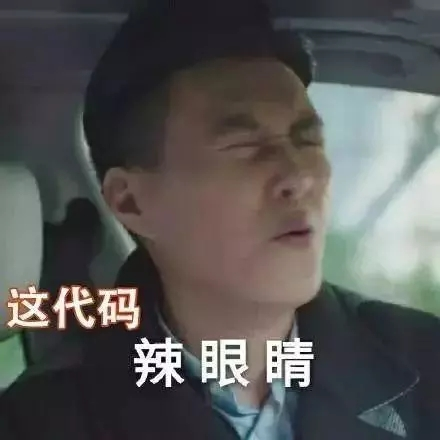 程序员系列表情：这代码，辣眼睛