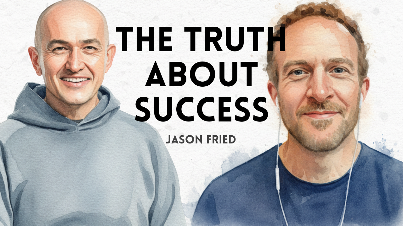 Lessons from Jason Fried, co-founder of 37signals (Basecamp, HEY) and author of Rework.