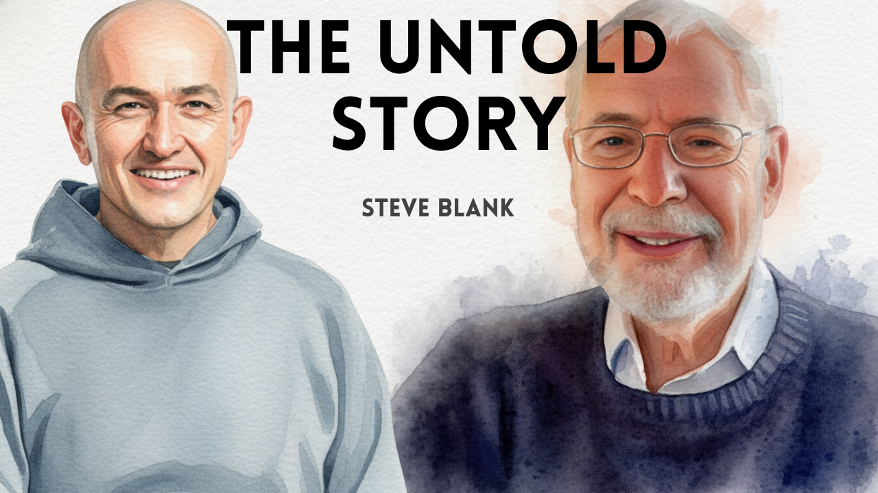 Lessons from Steve Blank, the creator of Customer Development and the foundation behind Lean Startup thinking.