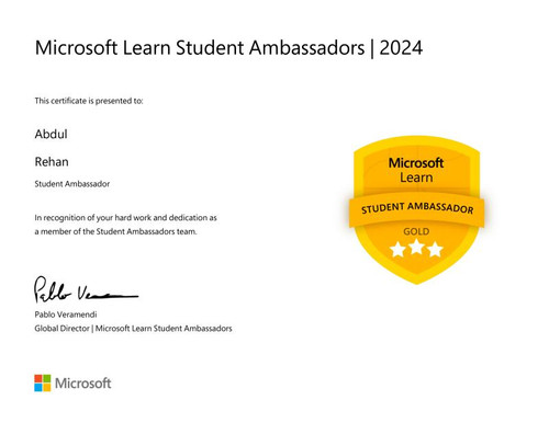Microsoft Student Ambassador - Gold.jpg