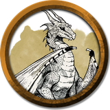 token Dragão Dourado Velho