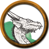 token Dragão Verde Jovem