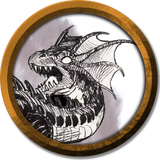 token Dragão Negro Jovem