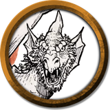 token Dragão Vermelho Jovem