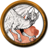 token Dragão Vermelho Velho