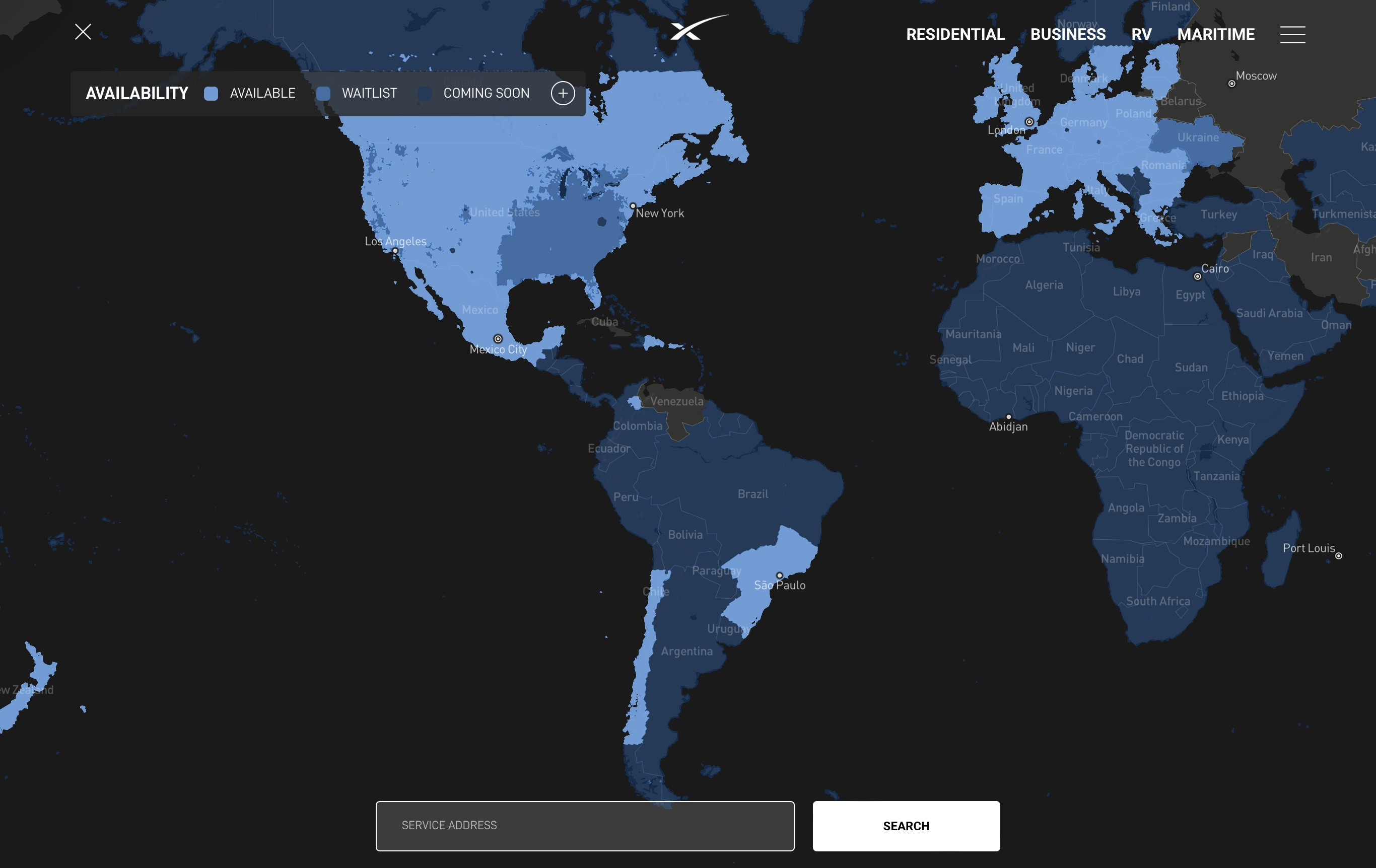 Starlink - The Americas (best, Cost, Country, Places) - City-data Forum