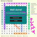 wordsearch ginny secret