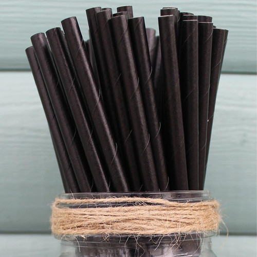Get Black Paper Drinking Straws at Go Pepara.jpg