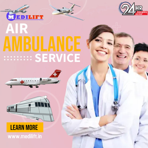 Medilift Air Ambulance Service in Varanasi with Super-specialized Doctor’s team.jpg