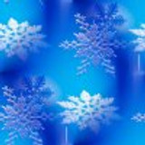 blue snowflakes