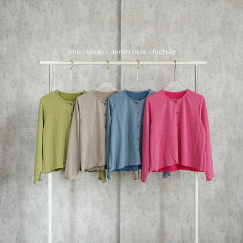 Premium Cemva Plain Cardigan IDR 72,000