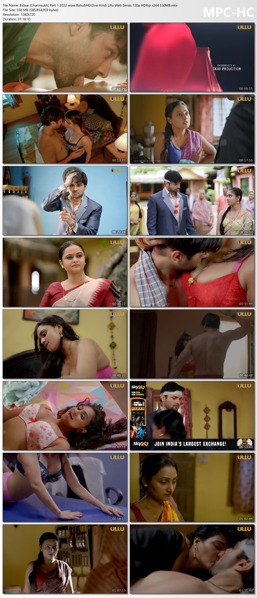 Bidaai (Charmsukh) Part 1 2022 www.RehubHD.One Hindi Ullu Web Series 720p HDRip x264 550MB.mkv thumb
