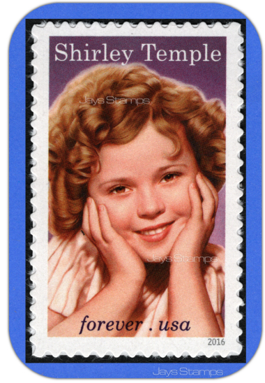 2016&nbsp; SHIRLEY TEMPLE&nbsp; 20th Legends of Hollywood MINT Single Forever® Stamp #5060