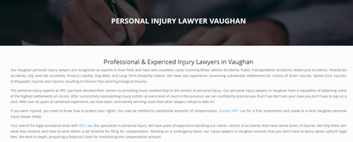 Personal Injury Lawyer Vaughan ON - RPC Personal Injury Lawyer (416) 477-6840.png