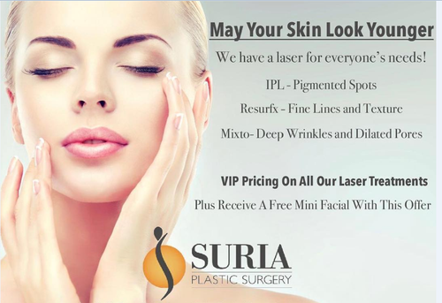 Suria Plastic Surgery & Medspa
595 S Federal Hwy #130
Boca Raton, FL 33432
(561) 338-3343

https://suriaplasticsurgery.com/boca-raton/
