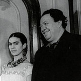 Frida Kahlo with Her Husband Diego Rivera in 1932