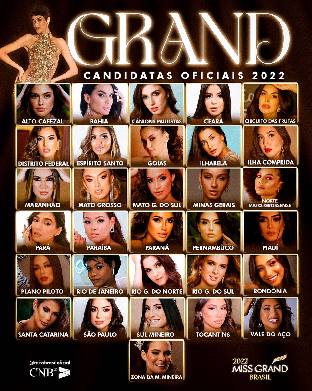candidatas a miss grand brasil 2022. final: 28 july. WESdtj