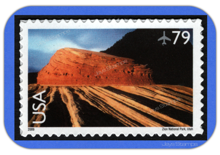 2009&nbsp; ZION NATIONAL PARK&nbsp; Scenic American Landscapes 79¢&nbsp; AIR MAIL&nbsp; # C146
