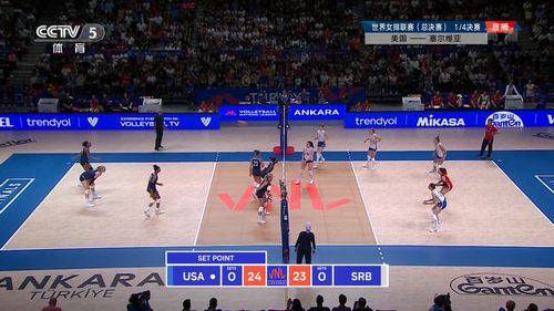 CCTV5 Volleyball Nations League Women 2022 United States VS Serbia 20220713 CN 1080p HDTV H.264 AAC .png