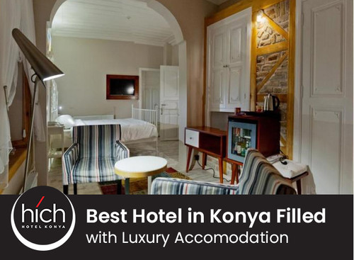 Make your stay comfortable in Turkey by booking a room in Hich Hotel Konya. Here, the suites provided by us are fully furnished which include LED TV, an electric kettle, free wifi and more. So book your room today!