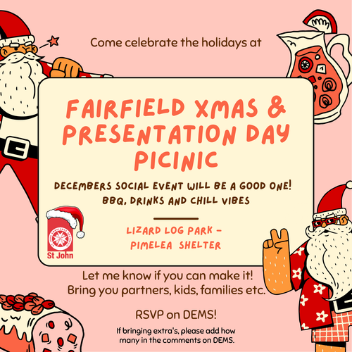 Personal Square Christmas Invitation in Pink Red Beige Simple Ornamental Style.png