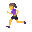 woman running