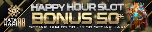 MATAHARI88 BONUS HAPPY HOUR 50%.png