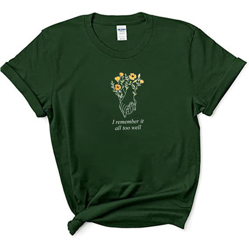 dark hater i remem T Shirt Forest Green.jpg