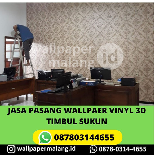 JASA PASANG WALLPAER VINYL 3D TIMBUL SUKUN.jpg
