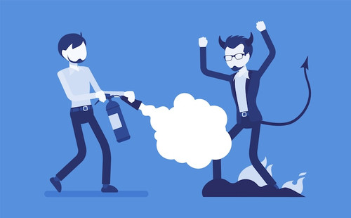 male devil exorcism expulsion evil spirit from man with fire extinguisher driving out demon rite rit.jpg