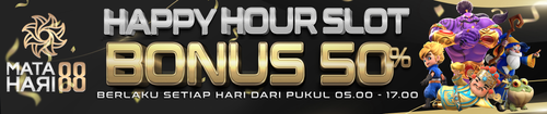 MATAHARI88 BONUS HAPPY HOUR 50%.png