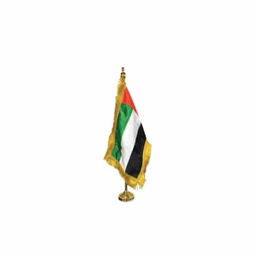 105057UAE Table Flag 16X29 cm Gold pole.jpg