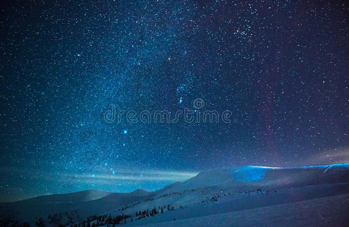 stunning starry sky blue haze stunning starry sky blue haze located above ski resort clear winter ni.jpg