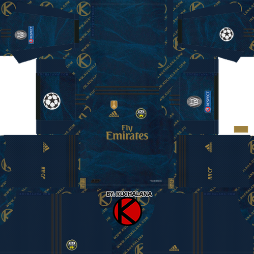 real madrid adidas ucl 2019 2020 kit dream league soccer (away).png