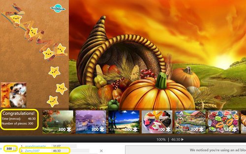 ARYA’S MAGICAL ART Thanksgiving Raffle Jigsaw