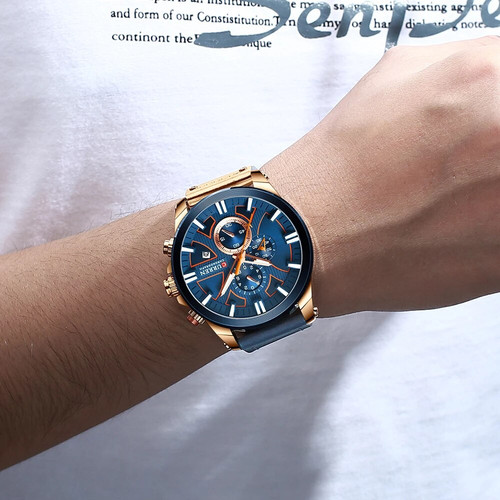 CURREN Men's Leather Brand Luxury Quartz Clock Fashion Chronograph Watch fasion.jpg