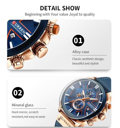 CURREN Men's Leather Brand Luxury Quartz Clock Fashion Chronograph Watch 1.jpg