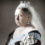 Queen Victoria of the United Kingdom, c1890. Victoria (1819-1901) became Queen in 1837 and Empress o
