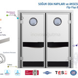 4 bar kapısı soğutma ve soğuk oda kapısı