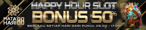 MATAHARI88 BONUS HAPPY HOUR 50%.png