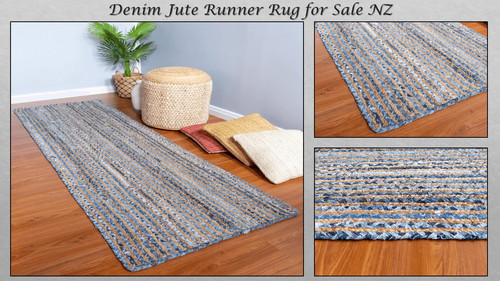 Denim Jute Runner Rug for Sale NZ.jpg
