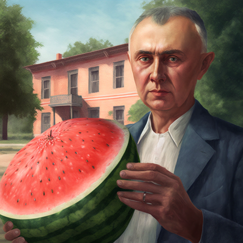 Ocean Stepan Bandera holds a watermelon in city Kherson 5ea6b8f7 98cb 4385 8fa3 d95eb516b6a2 1.png