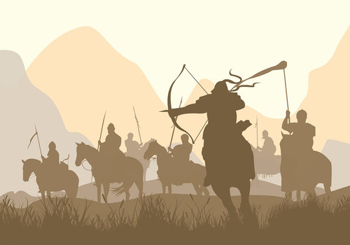 Cavalry War Silhouette Free Vector.jpg
