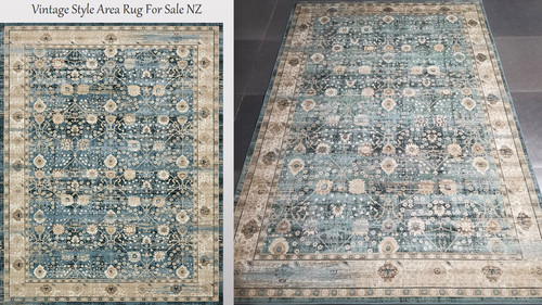 Vintage Style Area Rug For Sale NZ.jpg