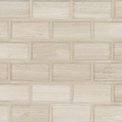 white oak 2x4 honed beveled subway tile