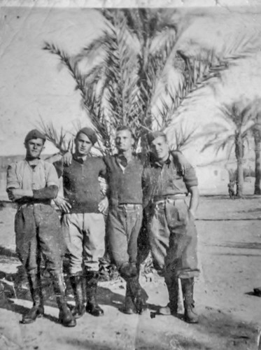 Giuseppe Torcasio: 2nd from the right in North Africa WWII